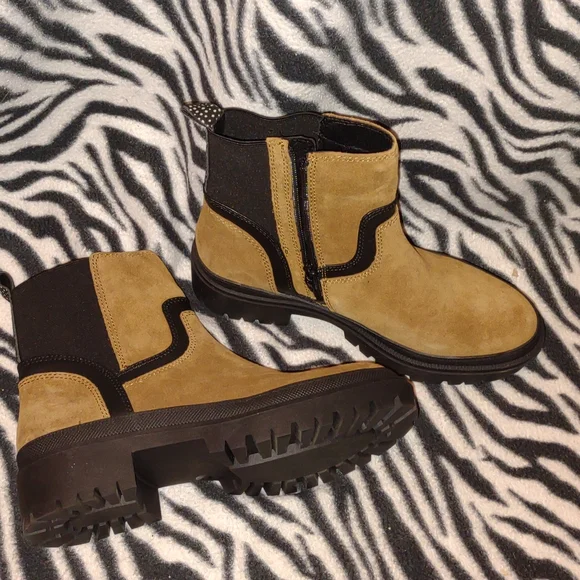 👣LUCKY BRAND EABILE Topanga Tan Boots